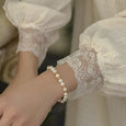 Pine Nut Pendant Pearl Adjustable Bracelet Bracelets Claire & Clara
