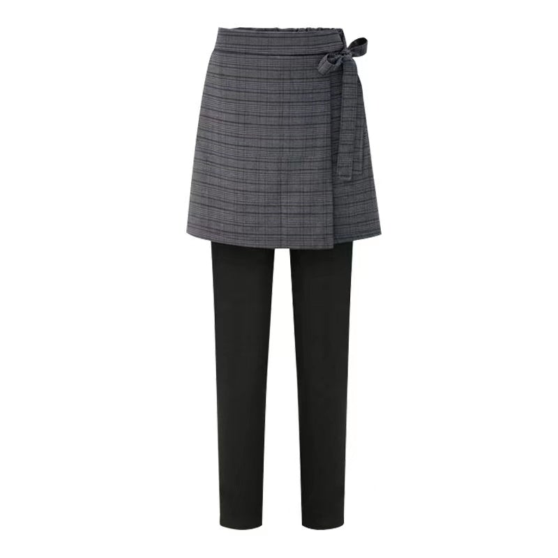 Plaid Bow Fleece Winter Warm Thicken Skirt Leggings Bottoms > Leggings > Warm Leggings > Winter Leggings > Fleece Leggings > Fleece- lined Leggings > Leggings for Women > Best Leggings for Women > Plaid Skirt > Thick Leggings > Skirt Leggings > Winter Skirt Claire & Clara Plaid US 4