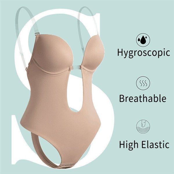 Plunge Backless Body Shaper Bra Bras Claire & Clara