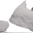 Polly Mesh Lace-Up Wedges Chunky Vulcanized Sneakers Shoes Claire & Clara