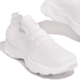 Polly Mesh Lace-Up Wedges Chunky Vulcanized Sneakers Shoes Claire & Clara