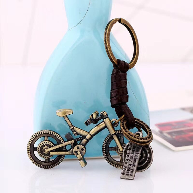 Punk Vintage Alloy Leather Keychain Apparel & Accessories Claire & Clara