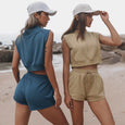 Quncy Casual Summer Sleeveless Set Set Claire & Clara