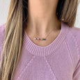 Rainbow Necklace Necklace > zirconias > cubic zirconia > cubic zirconia necklace > gold necklace > rainbow necklace Claire & Clara