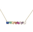 Rainbow Necklace Necklace > zirconias > cubic zirconia > cubic zirconia necklace > gold necklace > rainbow necklace Claire & Clara