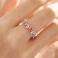 Rainbow Ring Rings Claire & Clara