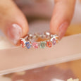 Rainbow Ring Rings Claire & Clara
