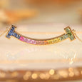 Rainbow Smiley Necklace Necklace Claire & Clara