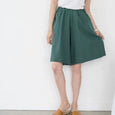 Rebecca Cotton Linen Casual Wide Leg Shorts Bottoms Claire & Clara
