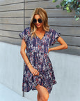 Reese Floral A-line Chiffon Casual Dress Dresses Claire & Clara