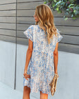 Reese Floral A-line Chiffon Casual Dress Dresses Claire & Clara