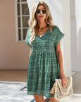 Reese Floral A-line Chiffon Casual Dress Dresses Claire & Clara