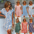 Reese Floral A-line Chiffon Casual Dress Dresses Claire & Clara