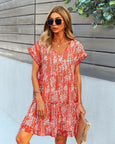 Reese Floral A-line Chiffon Casual Dress Dresses Claire & Clara