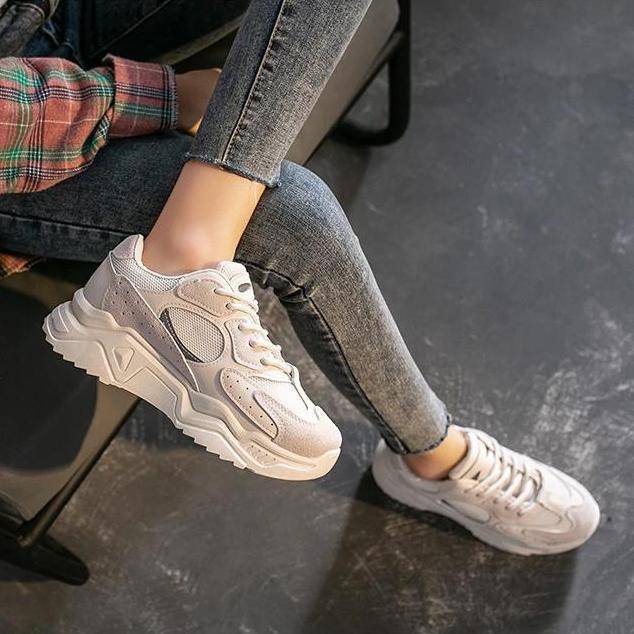 Regina Thick Bottom Chunky Sneakers Shoes Claire & Clara