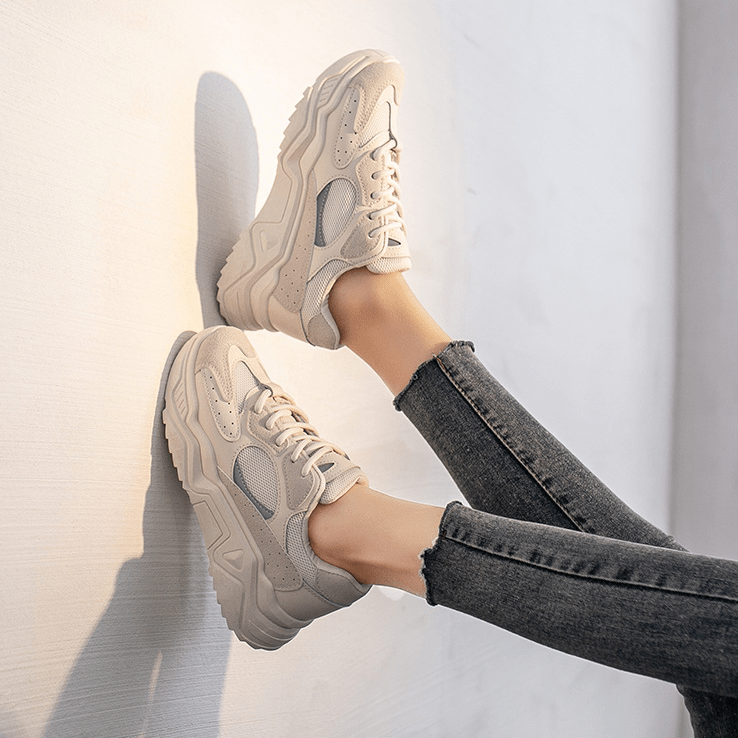 Regina Thick Bottom Chunky Sneakers Shoes Claire & Clara