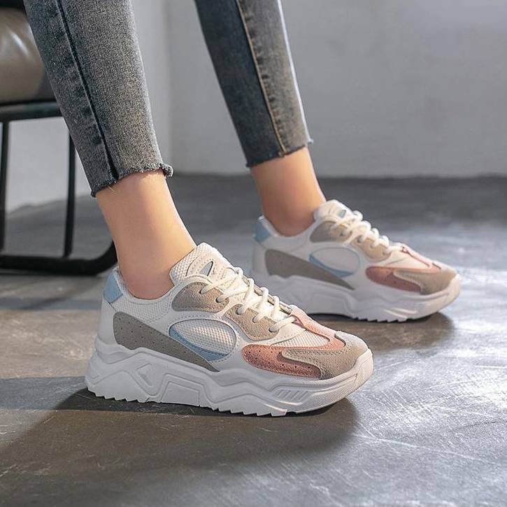 Regina Thick Bottom Chunky Sneakers Shoes Claire & Clara