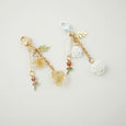 Rose Camellia Resin Alloy Keychain Pendant Apparel & Accessories Claire & Clara