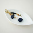 Rose Camellia Resin Alloy Keychain Pendant Apparel & Accessories Claire & Clara