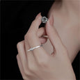 Rose Twist Self Defense Ring Ring Claire & Clara