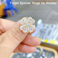 Rotatable Four-Leaf Clover Ring Rings Claire & Clara