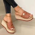 Roxy Espadrille Slip On Wedge Sandals Shoes Claire & Clara