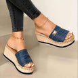 Roxy Espadrille Slip On Wedge Sandals Shoes Claire & Clara