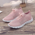 Ruby Casual Breathable Flying Weaving Running Sneaker Shoes Claire & Clara Pink US 4.5