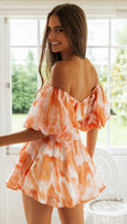 Sadie Puff Sleeve Off Shoulder Mini Dress Dresses Claire & Clara