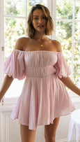 Sadie Puff Sleeve Off Shoulder Mini Dress Dresses Claire & Clara