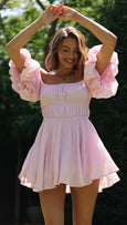 Sadie Puff Sleeve Off Shoulder Mini Dress Dresses Claire & Clara