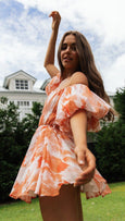 Sadie Puff Sleeve Off Shoulder Mini Dress Dresses Claire & Clara