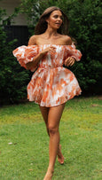 Sadie Puff Sleeve Off Shoulder Mini Dress Dresses Claire & Clara
