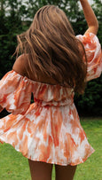 Sadie Puff Sleeve Off Shoulder Mini Dress Dresses Claire & Clara