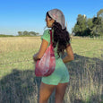 Short Sleeve V Neck Buttons Jumpsuit Jumpsuits & Rompers Claire & Clara