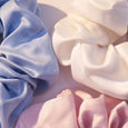 Silk Scrunchie Hair Tie Scrunchies > hair tie > hair accessories > hair scrunchies > silk scrunchies > silk hair ties Claire & Clara