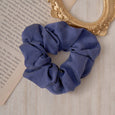 Silk Scrunchie Hair Tie Scrunchies > hair tie > hair accessories > hair scrunchies > silk scrunchies > silk hair ties Claire & Clara Navy