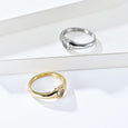 Simple Style Heart Diamond Ring Ring Claire & Clara