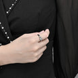 Simple Style Heart Diamond Ring Ring Claire & Clara