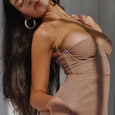 Sleeveless Bright Silk Diamond Mini Dress Dresses Claire & Clara