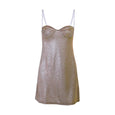Sleeveless Bright Silk Diamond Mini Dress Dresses Claire & Clara
