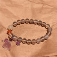 Smoky Grey Crystal Gemstone Bracelet Bracelets Claire & Clara