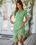 Sofia Floral Dream Bohemian Midi Dress Dresses Claire & Clara