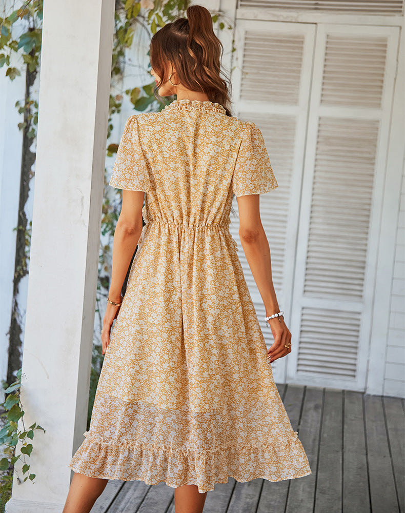 Sofia Floral Dream Bohemian Midi Dress Dresses Claire & Clara