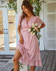 Sofia Floral Dream Bohemian Midi Dress Dresses Claire & Clara