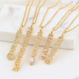 Sparkling Diamond Wish Letter Necklace Necklace Claire & Clara