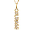 Sparkling Diamond Wish Letter Necklace Necklace Claire & Clara
