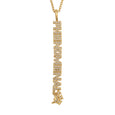 Sparkling Diamond Wish Letter Necklace Necklace Claire & Clara