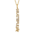 Sparkling Diamond Wish Letter Necklace Necklace Claire & Clara