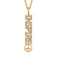 Sparkling Diamond Wish Letter Necklace Necklace Claire & Clara